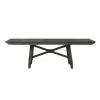 Liberty Furniture 152-CD-6TRS Liberty Furniture 152-CD-6TRS Double Bridge - 6 Piece Trestle Table Set - Dark Chestnut