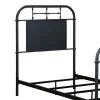 Liberty Furniture 179-BR11H-N Liberty Furniture 179-BR11H-N Vintage Series - Twin Metal Headboard - Navy