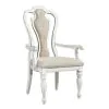 Liberty Furniture 244-C2501A Magnolia Manor - Splat Back Upholstered Arm Chair - Antique White