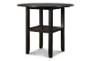 New Classic D1701-42S-EBY New Classic D1701-42S-EBY Gia - 3 Piece Dining Set (Counter Drop Leaf Table & 2 Chairs) - Ebony