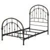 CoasterEssence 300407T Rowan - Metal Twin Open Frame Bed - Dark Bronze