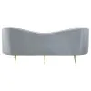CoasterEssence 506864-S2 Sophia - 2 Piece Upholstered Channel Tufted Sofa Set - Gray