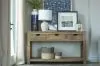 CoasterElevations 952853 Esther - 3-Drawer Wood Console Table - Natural Sheesham