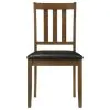 Coaster Fine Furniture 150400 Parkwood - 5 Piece Square Dining Table Set - Honey Brown