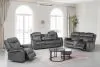 New Classic 22-U456-3PM New Classic 22-U456-3PM Park City - Power P1 3 Piece Sofa & Loveseat & Recliner - Slate