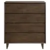 Coaster Fine Furniture 225015 Glenwood - 4-Drawer Chest Of Drawers - Warm Brown