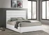 Coaster Fine Furniture 203511KW Felicity - Upholstered California King Bed - White