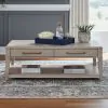 Liberty Furniture 694-OT1010 New Haven - Rectangular Cocktail Table - Sanctuary White