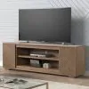 Liberty Furniture FIRE-214-TV84FTS Fireplace TV Consoles - 84'' Fireplace TV Console Multiplees - Light Brown