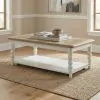 Liberty Furniture 762-OT1010 Turnberry Park - Rectangular Cocktail Table - Washed White