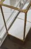 Ashley Furniture A4000443 Ryandale - Console Sofa Table - Antique Brass Finish