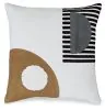 Ashley Furniture A1000927P Ashley Furniture A1000927P Longsum - Pillow - Black / White / Honey