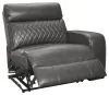 Ashley Furniture 55203S5 Samperstone - 2-Piece Power Reclining Sectional - Gray