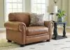 Ashley Furniture 5760423 Carianna - Chair And A Half - Caramel