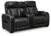 Ashley Furniture U2710618 Ashley Furniture U2710618 Boyington - Power Reclining Loveseat with Console/ Adj Headrest - Black