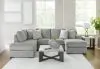Ashley Furniture 52906S2 Ashley Furniture 52906S2 Casselbury - 2-Piece Sectional With Laf Corner Chaise - Cement