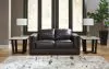 Ashley Furniture 57405/38/35/23/14 Amiata - 4 Pc. - Sofa, Loveseat, Chair And A Half, Ottoman - Onyx