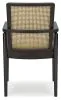 Ashley Furniture D841-02A Galliden - Dining Upholstered Arm Chair (Set of 2) - Black
