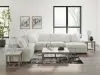 Ashley Furniture 25903S9 Ashley Furniture 25903S9 Stupendous - 5-Piece Sectional With RAF Corner Chaise - Alloy