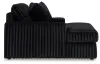 Ashley Furniture 9810315 Midnight-Madness - Oversized Chaise - Onyx
