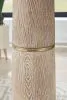 Ashley Furniture L235811 Gasparleigh - Poly Floor Lamp - Brown / Gold Finish