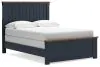Ashley Furniture B414B3 Ashley Furniture B414B3 Landocken - Full Panel Bed - Brown / Blue