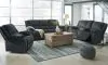 Ashley Furniture 76504/88/94 Draycoll - 2 Pc. - Reclining Sofa, Loveseat - Dark Gray