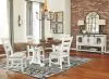 Ashley Furniture D546/35/01(4)/60 Ashley Furniture D546/35/01(4)/60 Valebeck - 6 Pc. - Dining Room Table, 4 Side Chairs, Server - White / Brown