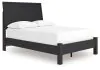 Ashley Furniture B1013B25 Danziar - Full Panel Bed With Low Footboard - Black