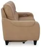 Ashley Furniture U6600015 Mosswell - Power Reclining Sofa With Adj Headrest - Toffee