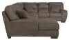 Jackson Furniture Industries 4043/30/72/75-19 Jackson Furniture Industries 4043/30/72/75-19 Royce - 3 Piece Sectional With LSF Chaise - Brown