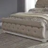 Liberty Furniture 520-BR-KUSL Liberty Furniture 520-BR-KUSL Abbey Park - King Upholstered Sleigh Bed - Antique White