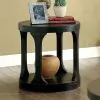 Furniture of America CM4422E Carrie - End Table - Antique Black