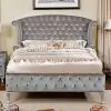 Furniture of America CM7150Q-BED Alzir - Queen Bed - Gray