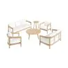 New Classic 60-G5511-6S New Classic 60-G5511-6S Wesley - 6 Piece Outdoor (Sofa & Loveseat & 2 Chairs & Coffee & End Table) - Light Brown