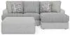 Jackson Furniture Industries 3480/46/76/12-18 Jackson Furniture Industries 3480/46/76/12-18 Titan - 2 Piece Sofa Chaise With Comfort Coil Seating, 40