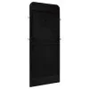 Coaster Fine Furniture 224339 Arini - Cane Weave Full Length Standing Floor Mirror - Black