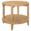 Coaster Fine Furniture 709698-S2 Camillo - 2 Piece Round Coffee And End Table Set - Maple