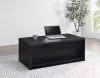 Coaster Fine Furniture 706228 Knapp - Lift Top Cocktail Coffee Table With Dual Drawers - Black