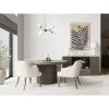 Riverside Furniture 87152-87153 Sariel - Round Dining Table - Dark Brown