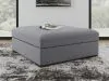 Benchcraft® 6130508 Bealton - Oversized Accent Ottoman - Salt And Pepper