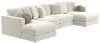 Jackson Furniture Industries 2235/75/31/76-16 Jackson Furniture Industries 2235/75/31/76-16 Ritzy - 4 Piece Modular Double Chaise Sectional - Bone