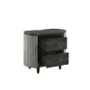 New Classic B1434-040 Skyline - 2 Drawer Nightstand - Onyx