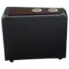 CoasterEveryday 600182 Toohey - Upholstered Home Theater Storage Wedge Console - Black