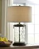 Ashley Furniture L430324 Tailynn - Glass Table Lamp  - Clear / Bronze Finish