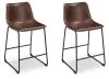 Ashley Furniture D372-124 Centiar - Upholstered Barstool (Set of 2) - Brown