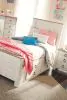 Ashley Furniture B267-53 Ashley Furniture B267-53 Willowton - Twin Panel Headboard - Whitewash