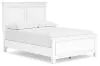 Ashley Furniture B680/31/36/46/84/86/87 Ashley Furniture B680/31/36/46/84/86/87 Fortman - 6 Pc. - Dresser, Mirror, Chest, Full Panel Bed - White