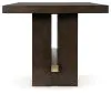 Ashley Furniture D984/32/124(3) Ashley Furniture D984/32/124(3) Burkhaus - 7 Pc. - Rectangular Counter Table, 6 Barstools - Dark Brown