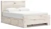 Ashley Furniture B2310B43 Ashley Furniture B2310B43 Lawroy - Full Panel Bed With Under Bed Storage - Light Natural